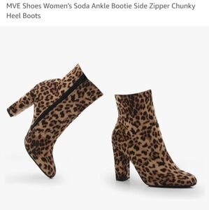 Ankle Leopard Boots